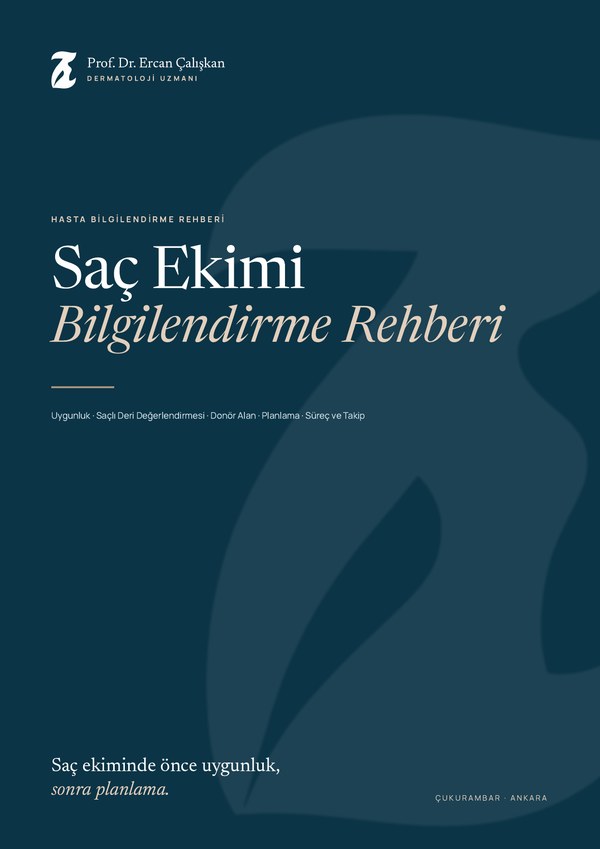 Saç Ekimi Bilgilendirme Rehberi kapağı